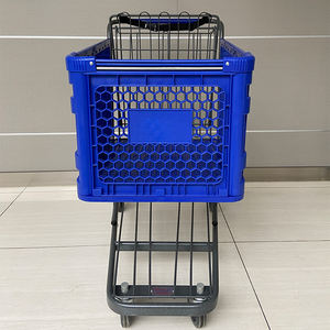 अमेरिकी शैली प्लास्टिक सुपरमार्केट शॉपिंग ट्रॉली शॉपिंग कार्ट - Product Image 2