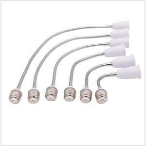 AC 100 - 240V E27 20CM support de lampe Flexible lampe support d'ampoule convertisseur Flexible interrupteur <span class=keywords><strong>adaptateur</strong></span> prise EU Plug - Product Image 5