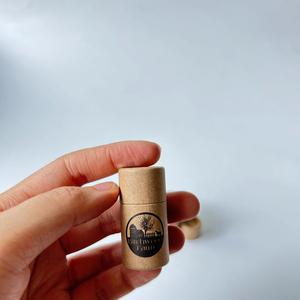 หลอดกระดาษคราฟท์สีน้ำตาลรีไซเคิลแบบดันขึ้น พิมพ์ลายกราฟิกตามสั่ง สำหรับบรรจุภัณฑ์บาล์มแบบแท่งเพื่อความงามที่สะอาด - Product Image 6