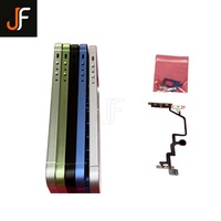 Carcasa de Aleación de Aluminio JF para XR, Diseño de Barra, Cubierta Trasera para Lente de Cámara y Marco Central en Negro/Blanco/Azul/Verde/Morado