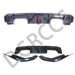For M4 G82 <b>Double</b> Door Coupe 2020-2024 Carbon Fiber Complete Set of Modified Front Lip and Rear Lip Spoiler Accessories - Product Image 3