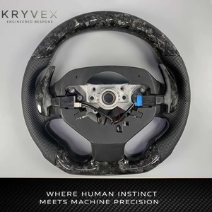 <span class=keywords><strong>Volant</strong></span> en cuir et fibre de carbone Kryvex pour Lexus IS250/LS460/LS600h 2007-2012, intérieur personnalisé - Product Image 3