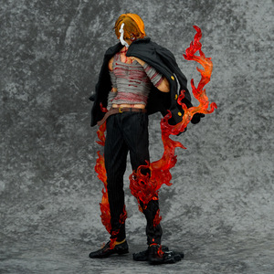 Venta al por mayor para una pieza Anime <span class=keywords><strong>figura</strong></span> modelo personaje japonés <span class=keywords><strong>Sanji</strong></span> en baño de sangre ornamento artesanías Material de PVC - Product Image 4