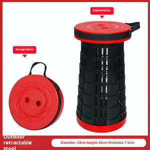 Taburete Plegable <span class=keywords><strong>de</strong></span> Plástico Resistente Mejorado, Soporta 400 lb, Portátil, Retráctil, Silla <span class=keywords><strong>de</strong></span> Jardín, Camping, Pesca, Muebles para Exteriores - Product Image 4