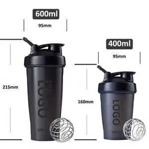 Venta al por mayor BPA libre 12oz/16oz/20oz/28oz botellas de plástico para coctelera de proteínas OEM etiqueta privada personalizada - Product Image 1