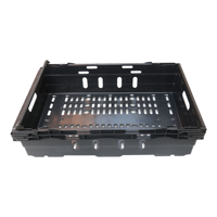 JOIN-Cajones de plástico de malla ventilada apilable de alta calidad para alimentos, verduras y frutas, cesta de almacenamiento, bandejas de panadería y pan