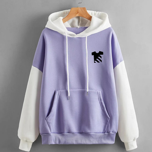 เสื้อสเวตเตอร์โชว์ไหล่แบบมีฮู้ดสำหรับผู้ชายและผู้หญิงเสื้อสเวตเตอร์มีฮู้ดสอง<span class=keywords><strong>สี</strong></span>ขนาดใหญ่พิเศษดีไซน์แบบ OEM - Product Image 6