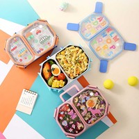 Boîte à lunch isotherme en acier inoxydable pour enfants, avec 2 compartiments scellés, pour les étudiants