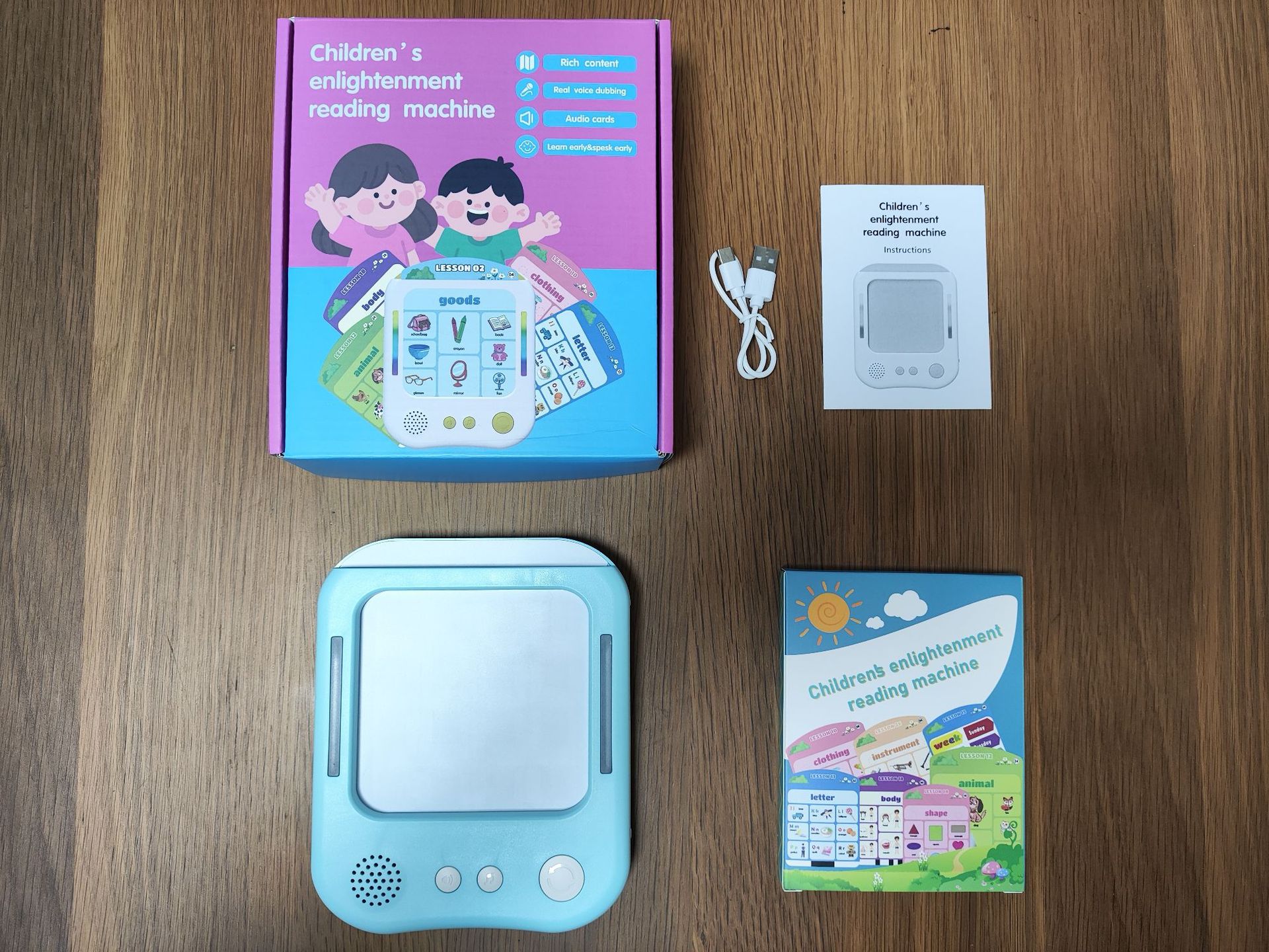 Lector de puntos - Azul puro (Inglés)