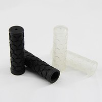 Poignées de guidon en caoutchouc durables pour vélos de montagne, cruisers, BMX et vélos pour enfants avec design antidérapant pour le cyclisme en plein air