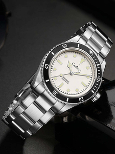 Montre de plongée automatique mécanique pour homme, sportive, élégante, luxueuse et lumineuse, bracelet de 20 mm, acier inoxydable, 40 mm, résistante à l'eau - Product Image 3