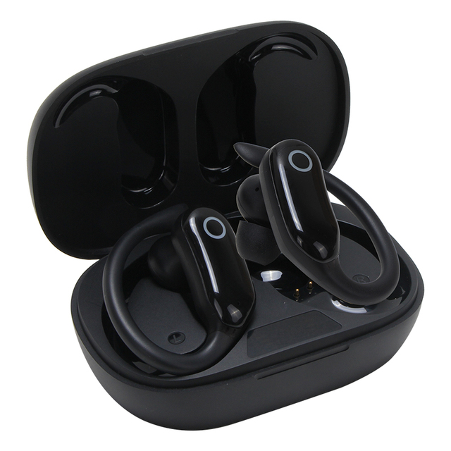 TWS Ear Hook Waterproof Sports Earbuds IPX7 Waterproof Stereo Wireless Earphone for Running Riding
