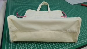 Custom Wholesale Canvas Bag Tote Drawstring Bag With Handle Canvas Rope String - Product Image 6