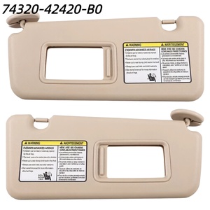 Pare-soleil de <span class=keywords><strong>voiture</strong></span> 74320-42420-B0 avec miroir de maquillage pour Toyota RAV4 2003-2005 LHD, accessoires de <span class=keywords><strong>voiture</strong></span> - Product Image 2