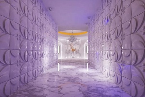 2019 <span class=keywords><strong>Venta</strong></span> caliente decoración de casa habitación 3d paneles de pared papel pintado geométrico - Product Image 6