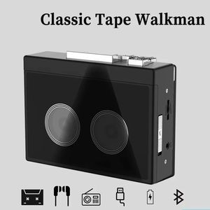 Lecteur de cassettes <span class=keywords><strong>avec</strong></span> radio Bluetooth, rétro, nostalgique, retournement automatique, Hi-Fi, <span class=keywords><strong>cassette</strong></span> sans fil, portable, prise casque - Product Image 6