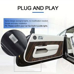 Accesorios de coche HD Logotipo de puerta de coche personalizado luz apta para Kizashi 2009-2016 LED nuevo diseño logotipos de luz de coche - Product Image 4
