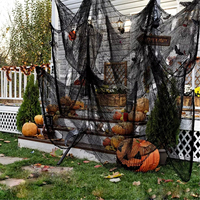Décorations d'Halloween en gaze pour maison fantôme, chambre d'horreur, bar, boîtes de nuit et festivals