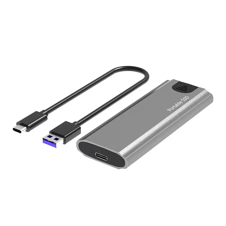 aluminum USB-C External Hard Drive Enclosure 10 Gbps for HDD Enclosure portal 2.5inch hdd case