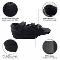 Chaussure post-opératoire respirante en maille à coupe large pour hallux valgus et blessures de l'avant-pied, idéale pour la récupération post-opératoire (OEM/ODM)