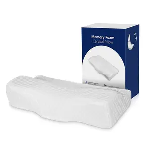 Hot Sale Bed Sleep Medical Ergonomic Contour Cervical Orthopedic Neck Bed Memory Foam Pillow