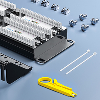 Panneau de raccordement CAT 5E RJ45 48 ports Cat5E, accessoires réseau de haute qualité