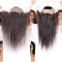 Extensions de cheveux super fines HD transparentes 13x4 avec closure en dentelle 4x4 6x6 et baby hair en vrac