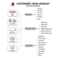 Parure de bijoux Baifu 1CT Moissanite en argent sterling 925, bague halo carrée, boucles d'oreilles et pendentif, ensemble de mariée pour femme, vente en gros