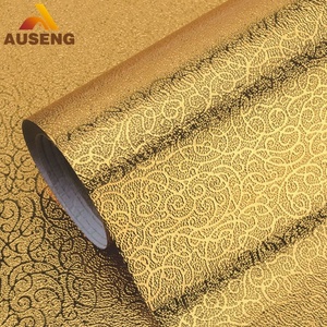 Pegatinas autoadhesivas de Pvc a prueba de fuego <span class=keywords><strong>para</strong></span> muebles, cubierta de armario, decoración de cocina, papel de aluminio - Product Image 6