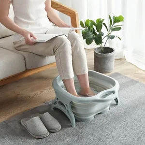 azada plegable Suppliers-Azada plegable para pies, bañera masajeadora para pies, barril plegable para pies para adultos, personalizado, aceptable