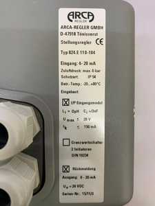Controlador Inteligente Electroneumático Arca Regler Digital para Automatización de Procesos Industriales 824.E 110-100 Smart Dig - Product Image 4