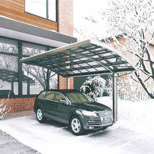 Carport en aluminium à assembler facilement, gazébo <span class=keywords><strong>rétractable</strong></span> motorisé, cadre métallique portable, livraison gratuite - Product Image 1