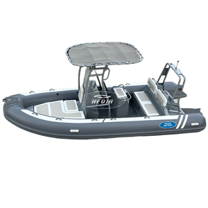Bateau de pêche en aluminium <span class=keywords><strong>semi</strong></span>-<span class=keywords><strong>rigide</strong></span> à coque en V profond de 5,2 <span class=keywords><strong>m</strong></span> (17 pieds) Hedia Factory RIB 520 - Product Image 3