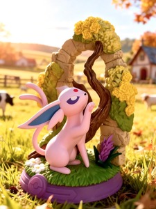 Figura de Juguete Original Funism Poke Enjoy Eevee V3, Caja Sorpresa, Figuras de Anime, Modelo Coleccionable - Product Image 5