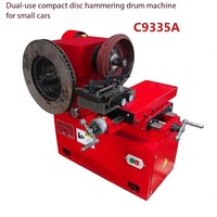 Machine de réparation de disques de frein avec polisseuse de disques et rectifieuse de tambours, double porte-outils, fabriquée en Chine C9335B