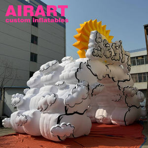 Arco Inflable con Diseño de Nube, Arco de Bienvenida Inflable para Fiestas y Eventos, Entrada Inflable - Product Image 2
