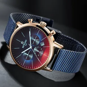 REWARD – montre-bracelet vip à quartz vert pour hommes, nouveau design, vente en gros, chronographe clair 24 heures, ensemble de montres d'affaires, 82004