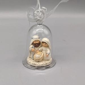 Ornamento Albero di Natale <span class=keywords><strong>Presepe</strong></span> Statua Miniatura Sacra Famiglia Bambino - Product Image 1