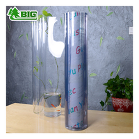 Rollo de Película de PVC Transparente Boligao, Lámina de PVC Suave Transparente de 30cm, 45cm y 60cm de Ancho para Cubierta de Mesa y Protección de Ventanas