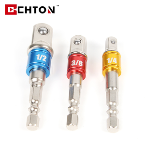 3 piezas 1/4 "3/8" 1/2 "vástago hexagonal tuerca cuadrada controlador de broca de varilla de extensión hembra juego de adaptador - Product Image 1