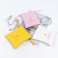 Sac à cordon en daim avec logo personnalisé, imprimé, écologique, imperméable, mini sac cadeau cosmétique avec pochettes à monnaie