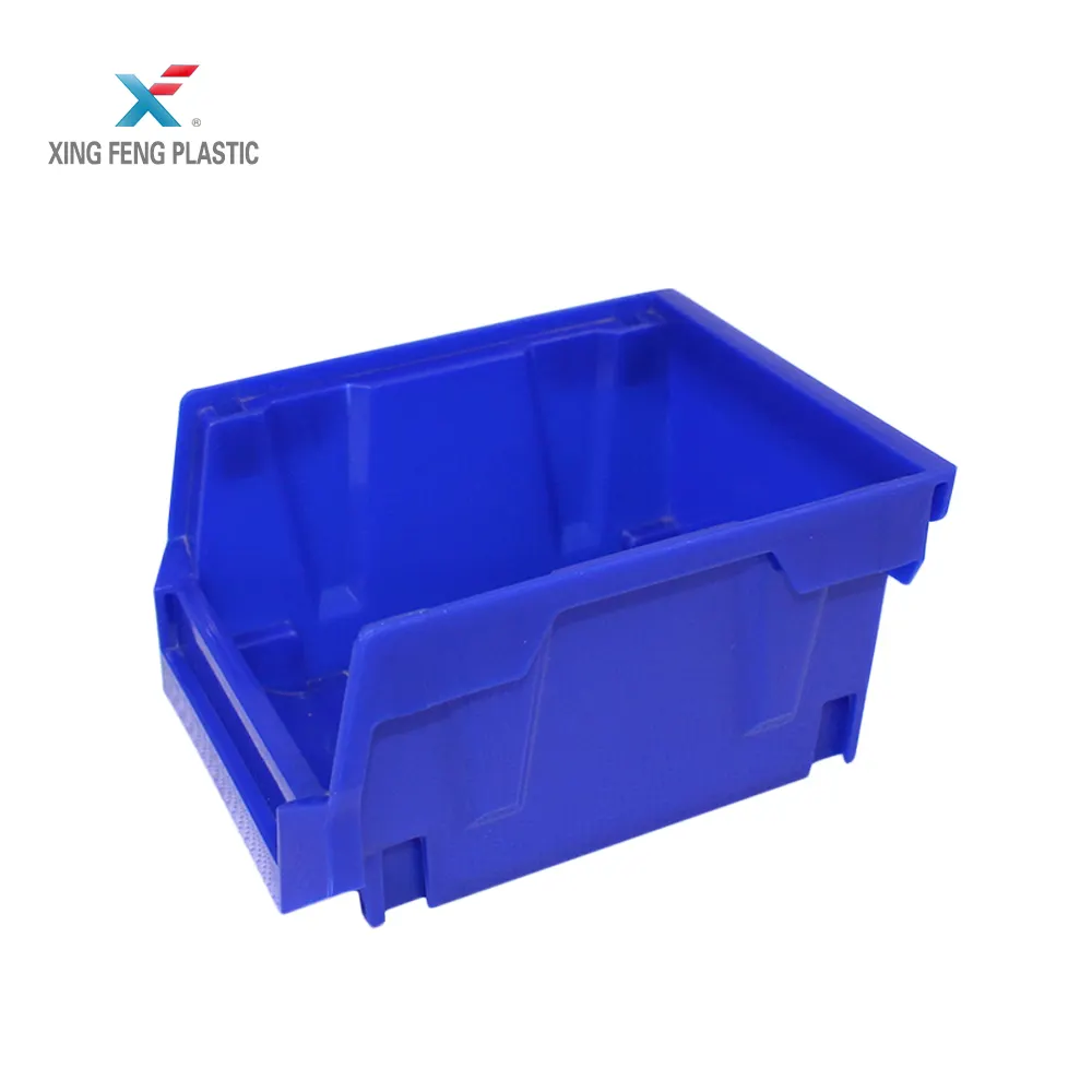 hot sale heavy duty eco-friendly stackable plastic spare parts storage bin for export