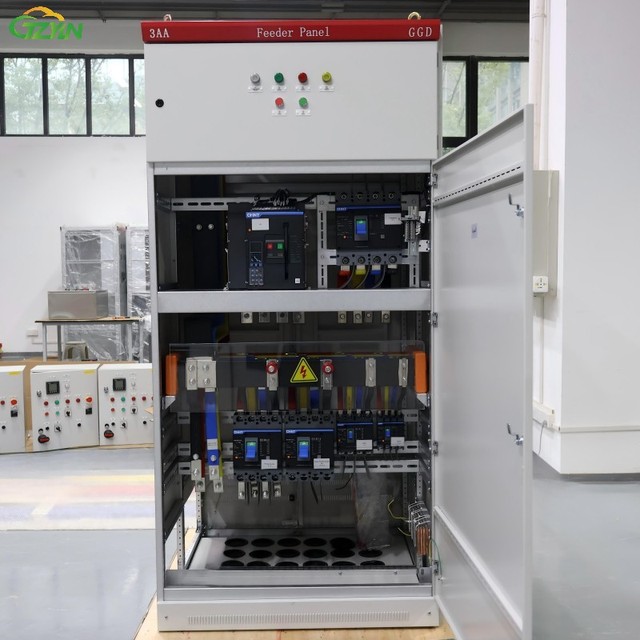 Power Distribution Solution GGD Feeder Power Cabinet Low Voltage Switchboard 630A 3 Phase Distribution Panel for Food Workshop