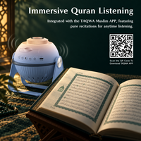 Lampu Proyektor Mobile Tempat Tidur Bayi Muslim, Lampu Bintang, Al-Quran, Hadiah Islami