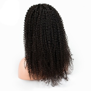 Perruque bouclée crépue tendance 13x4, perruques en dentelle pré-épilées, densité 150%, cheveux humains vierges péruviens, perruque en dentelle frontale bouclée pour femmes - Product Image 5