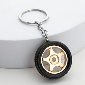 Cadeaux MC Yujia Accessoires <span class=keywords><strong>de</strong></span> modification <span class=keywords><strong>de</strong></span> voiture en trois dimensions, moyeux <span class=keywords><strong>de</strong></span> roue, porte-clés en métal, cintres publicitaires, Ke - Product Image 2