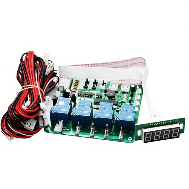 Coin Slot Timer Board for Arcade Vending Machines Plastic Material Amusement Machine Accessories