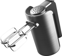 Mixeur plongeant extérieur 300W, 5 vitesses, fouets en acier inoxydable, faible bruit, écologique, facile à nettoyer, pour pétrir la pâte et mélanger la crème