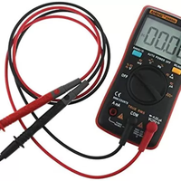 AN8008 Multimeter Digital 9999 Counts True RMS 9.999A Pengukuran Arus Tinggi dan Arus Rendah