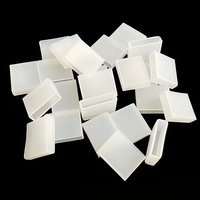 Capuchon de protection en silicone personnalisé, manchon antidérapant transparent en silicone pour cintres, housse antidérapante en silicone